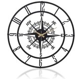 WALLXPERT dekorativni metalni zidni sat Buınella black 3 Cene