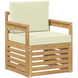  2 Komad Set vanjskih sofa Poliester Bijela i Krem | shoptok.hr