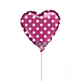 Amscan Balon srce bordo 23cm 2728409 | Eponuda.ba