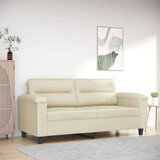 vidaXL Dvosed krem 140 cm umetno usnje | Shoptok.si