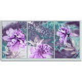 Pintdecor Zidni ukras Trittico Di Fiori Cijene