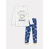 LC Waikiki Crew Neck Harry Potter Printed Long Sleeve Girls Kids Pajamas Set Cene