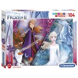 Clementoni Puzzle Frozen super color 104 dijela 402894 | Eponuda.ba