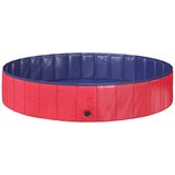  Zložljiv bazen za pse Rdeča in modra Ø 160 x 30 cm PVC, (5000207874) | Shoptok.si