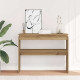 vidaXL Konzolni stol Artisan hrast 102x30x80 cm izrađeno drvo | shoptok.hr