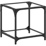 The Living Store Klubska mizica s stekleno površino 40x40x40 cm jeklo - Klubska Mizica, (21781166) | Shoptok.si