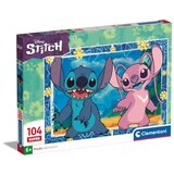 Clementoni puzzle 104 maxi disney stich ( CL23776 ) Cene