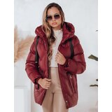 DStreet Kurtka zimowa damska SALVONA czerwona pikowana | Shoptok.si