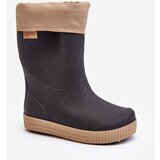 Kesi Wellington Children's Boots with Warmer Snow Wave Gokids Black and Beige | shoptok.hr