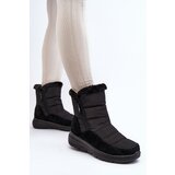 Boto Women's Snow Boots with Faux Fur Black Primose | Shoptok.si