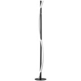 Fischer & Honsel Črna LED zatemnitvena stoječa svetilka (višina 144,5 cm) Bridge – Cene