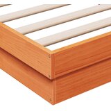  LED okvir kreveta voštano smeđi 100 x 200cm od masivne borovine | shoptok.hr