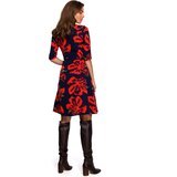Stylove Ženska haljina S247 Model 1 crna | tamnocrvena | Crveno | ePonuda.com