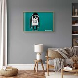  Plakat - Evil Monkey 30x21 Zlatni okvir | shoptok.hr