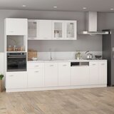  za mikrovalnu pećnicu "Lyon" Bijeli 60x57x207 cm Inženirsko drvo | shoptok.hr