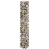vidaXL Okrogla visoka greda gabion pocinkano jeklo Ø30x150 cm Cene