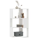 Kutni regal za knjige s 3 razine bijeli 50 x 50 x 102 cm drveni  Kutni regal za knjige s 3 razine bijeli 50 x 50 x 102 cm drveni Slike