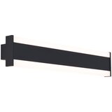 QAZQA Moderna stenska svetilka črna CCT 60cm vklj. LED IP54 - Vanya | Shoptok.si