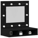  Ogledalo ormar Crni hrast 60 x 31,5 x 62 cm Konstruirano drvo | Eponuda.ba