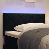  LED glava kreveta Crna 90 cm tkanina | shoptok.hr