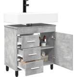  Toaletna jedinica Betonska siva 60 x 35 x 60 cm | shoptok.hr