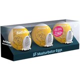Satisfyer Egg Fierce - komplet masturbacijskih jajc (3 kosi) | Shoptok.si
