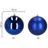  Ca1192 božićne kuglice za drvce 10 cm 6 kom. Slike