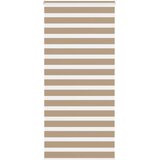 Zebra zavjesa Pješčano smeđa 100x230 cm Širina tkanine 95,9 cm Poliester | Shoptok.si