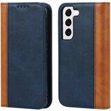 INORCO Za Samsung Galaxy S22 5G PU usnjena torbica za telefon, dvobarvna prepletena denarnica, pokrov stojala za telefon, (22032934) Cene