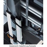 MID.YOU STOJALO ZA TV prozorno, srebrne barve | Shoptok.si