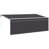  Povlačivi tende Antracit 400 x 200 cm Poliester i aluminij | shoptok.hr