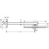 Hansgrohe 26238340 Raindance E 300 Set 1jet nadglavna prha | Shoptok.si