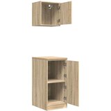 vidaXL Garažne omare 2 kosa sonoma hrast inženirski les | Shoptok.si