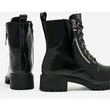 Resti Black eco leather patent leather women's bagger boots Gaddaxa | ePonuda.com