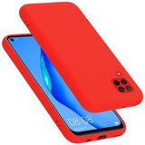  Ohišje, združljiv s Huawei v tekoči rdeči barvi - zaščitni pokrov iz fleksibilnega silikona TPU, (20585714) | Shoptok.si