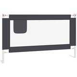  Sigurnosna ograda za dječji krevet tamnosiva 140x25 cm tkanina | shoptok.hr