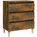 Maison Chic Komoda - Predalnik dimljeni hrast 60x35x69 cm konstruiran les, (21718157) Cene