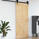  Vrata NARVIK Naravna 100 x 210 cm Masiven borov les, (5000215466) | Shoptok.si