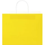  Papirnate vrećice 250 kom s ručkama žute 32x22x24 cm | shoptok.hr