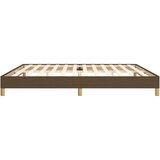  Posteljni okvir temno rjava 200x200 cm blago, (20725932) | Shoptok.si