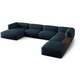 Micadoni Tamno plava kutna garnitura (s desnim kutom/u obliku slova "U") Martina – Home | shoptok.hr