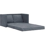 Maison Chic Talni Raztegljiv kavč - Raztegljivi divan 2 v 1 temno siv 122x204x55 cm žamet, (21729163) Cene
