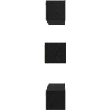 vidaXL Set TV komoda s pohranom s vratima 6 pcs Crni hrast 60 x 30 x 30 cm | shoptok.hr