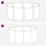  Cvetlično korito srebrna 120 x 120 x 50 cm Nerjaveče jeklo, (5000207375) | Shoptok.si