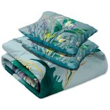 Esposa OBOJESTRANSKA POSTELJNINA 200/200 cm saten zelena | Shoptok.si