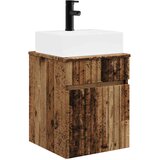vidaXL Omarica z umivalnikom, ki se montira na steno Star les, (5000245131) | Shoptok.si