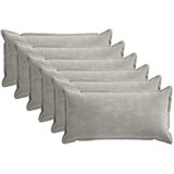  Presvlaka za jastuk 6 kom. HOUTEN Svjetlosiva 40 x 80 cm | shoptok.hr