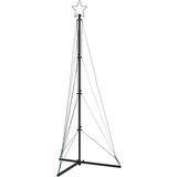 vidaXL LED božićno drvce 363 LED toplo bijelo 182 cm | shoptok.hr