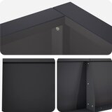  Zid za zadržavanje 8 kom. 300 x 100 x 30 cm Čelik Crna | shoptok.hr