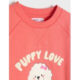 Sinsay Pamučna dukserica crewneck s printom psa | shoptok.hr